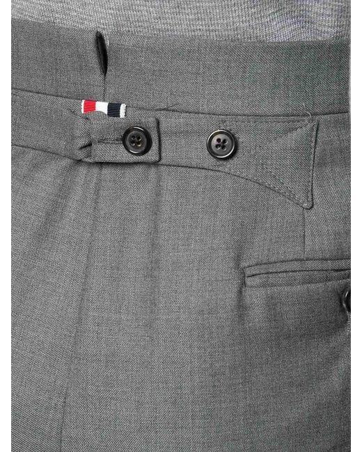 Thom Browne Gray Classic Backstrap Trouser