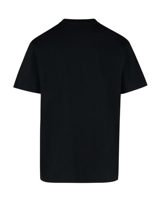 Moschino Black Cotton T-Shirt for men