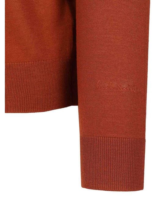 Paul Smith Red Crew Neck Sweater for men
