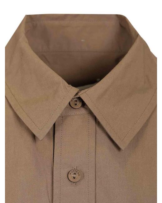 Matteau Brown Relaxed Shirt