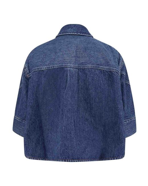 Givenchy Blue Cocoon Shirt