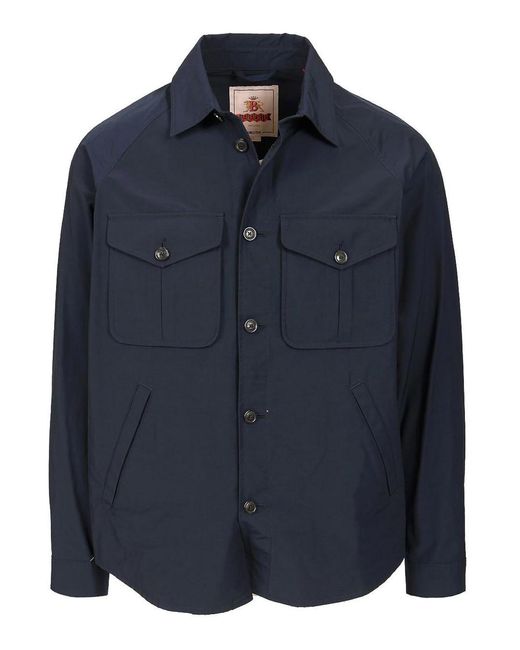 Baracuta Blue Shirt Jacket for men