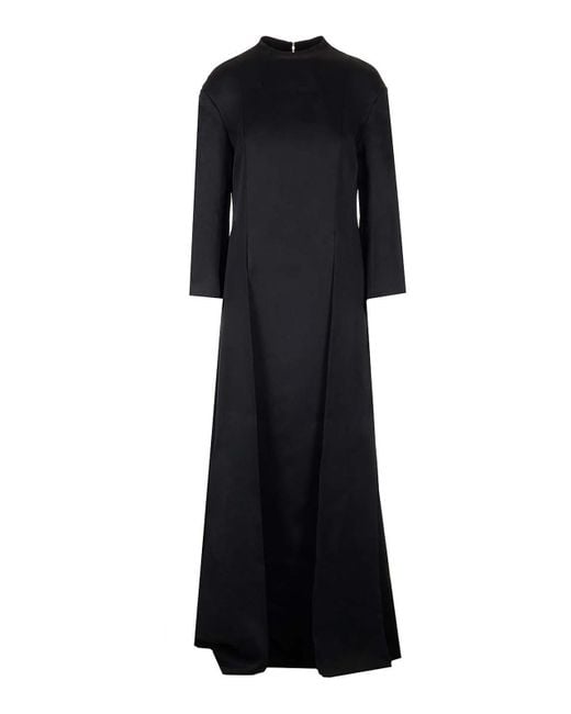 Khaite Black Clite Long Dress