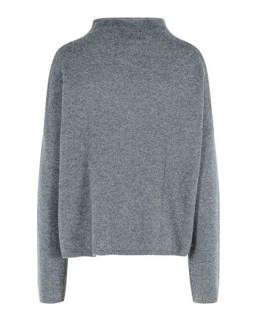 Lisa Yang Gray Sandy' Graphite Cashmere Sweater