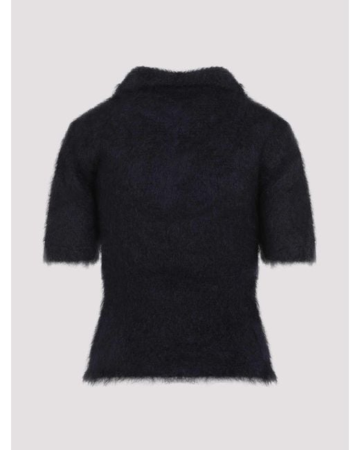 Marni Black Mohair Polo