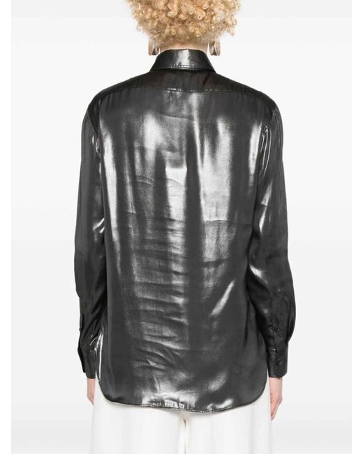 Ralph Lauren Black Adrien Button-Up Shirt