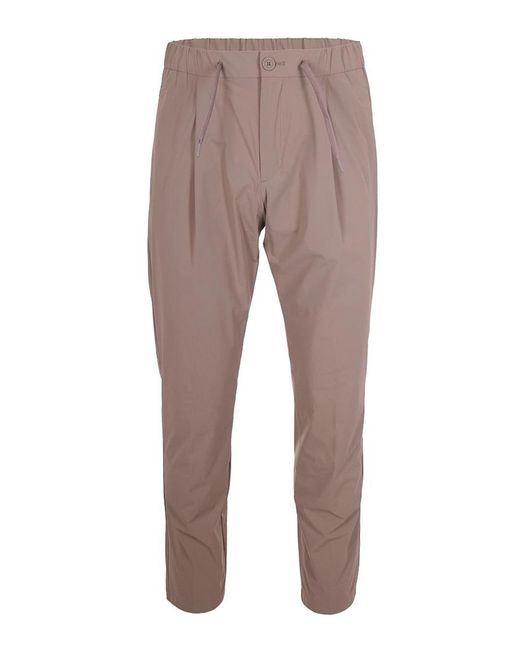 Herno Gray Technical Casual Trousers for men