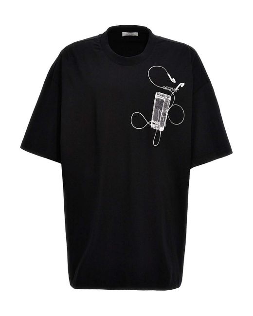 Off-White c/o Virgil Abloh Black Off- T-Shirts for men