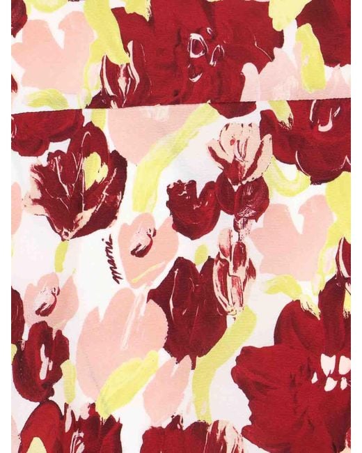 Marni Red Silk Shirt