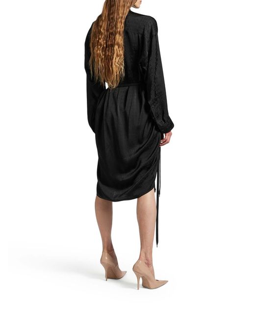 Balenciaga Blue Cocoon Wrap Dress