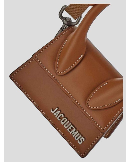 Jacquemus Brown Mini Handbag for men