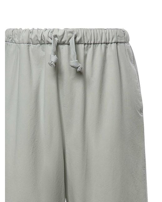 Grifoni Gray Cotton Shorts for men