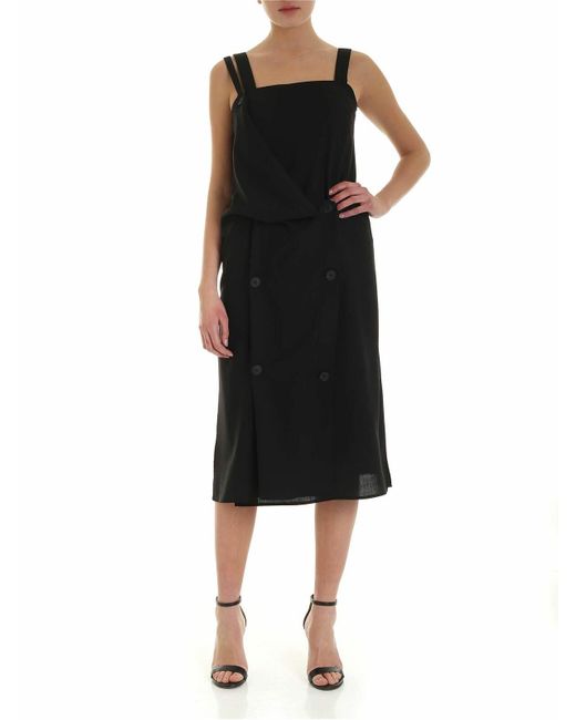 McQ Alexander McQueen Black Kotomi Dress