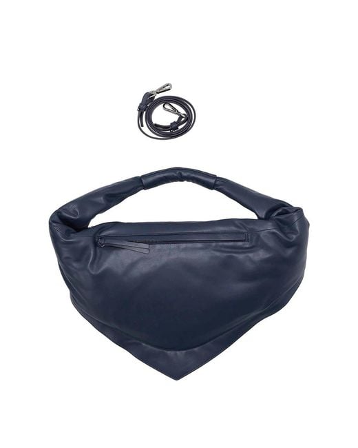 FEDERICO CINA Blue Maxi Tortellino Tote Bag