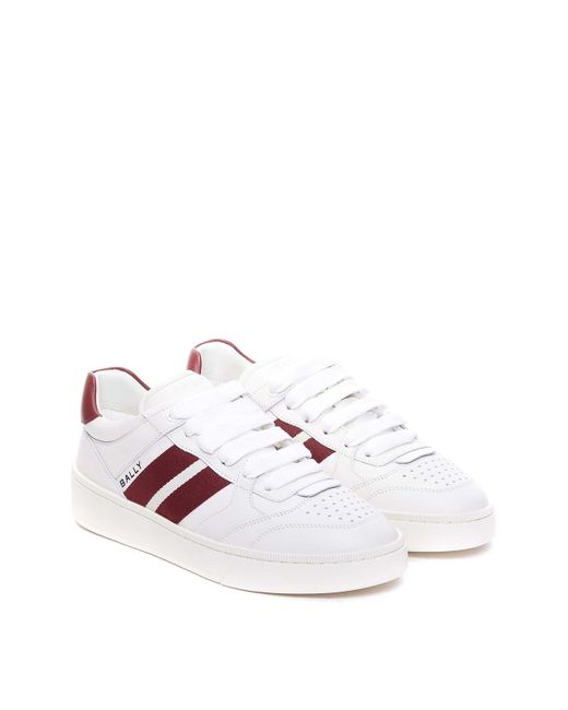 Bally Multicolor Moony Striped-side Leather Low-top Trainers for men