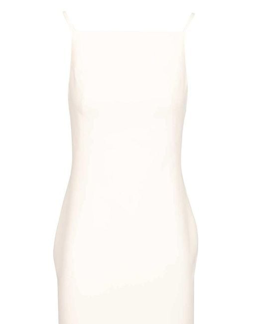 Givenchy White Long Dress With Slit