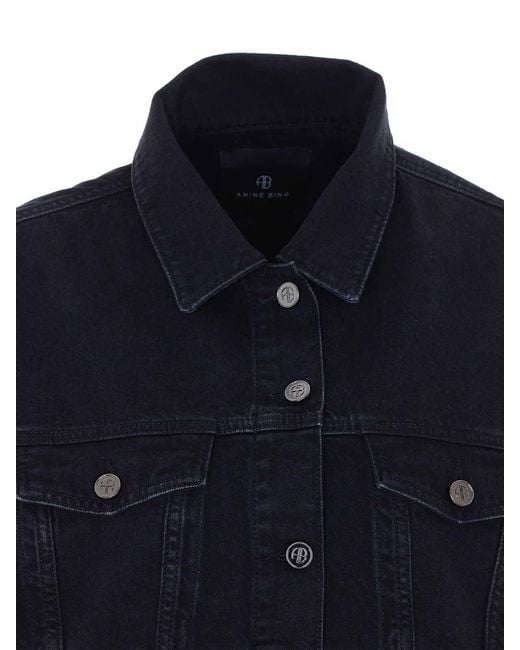 Anine Bing Blue Vintage Quincy Jacket
