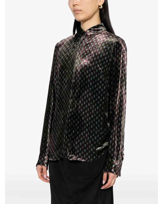 Dries Van Noten Black Chowy