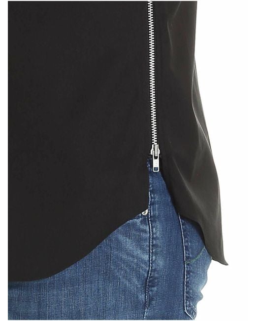 Comme des Garçons Black Side Zip Shirt for men