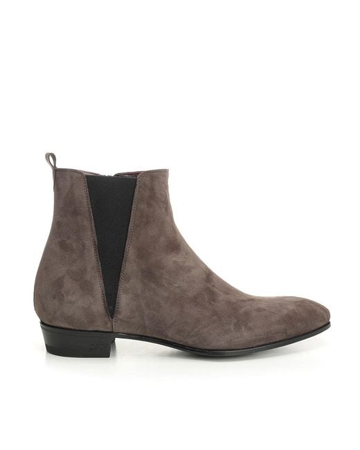 Lidfort Brown Suede Ankle Boot for men