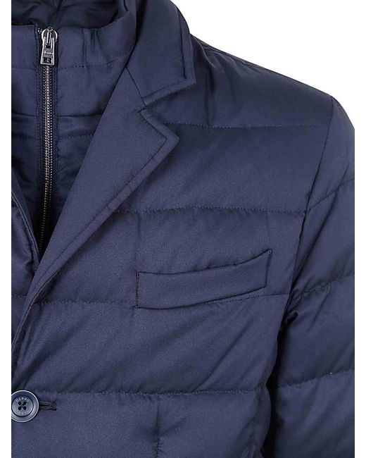 Herno Blue Padded Jacket for men