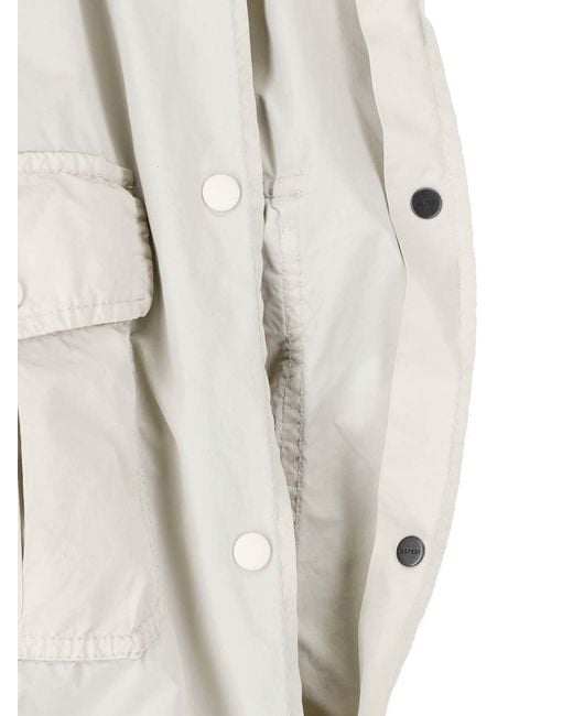 Aspesi White Buttoned Jacket