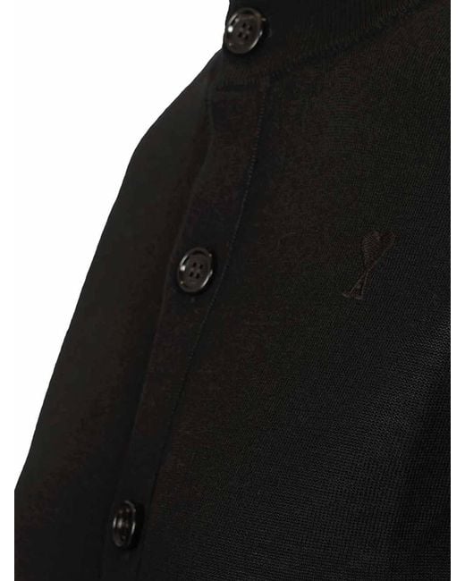 AMI Black Ami Ami De Cå“Ur Cardigan