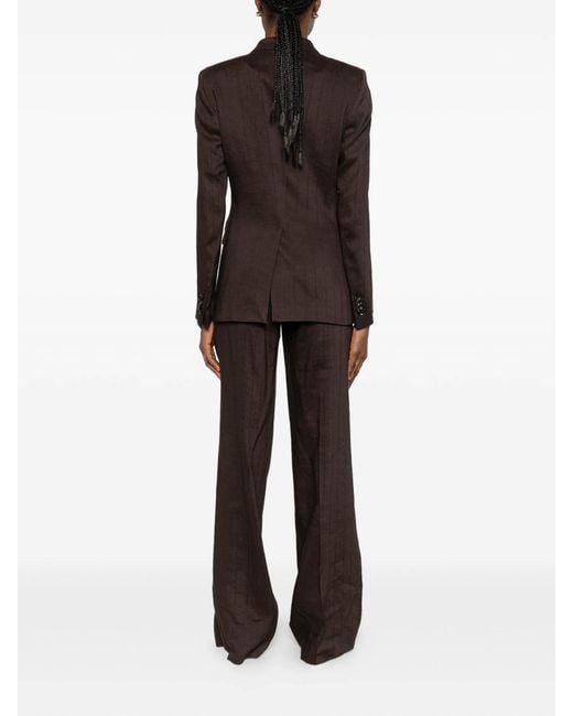Tagliatore Brown Double-Breasted Suit