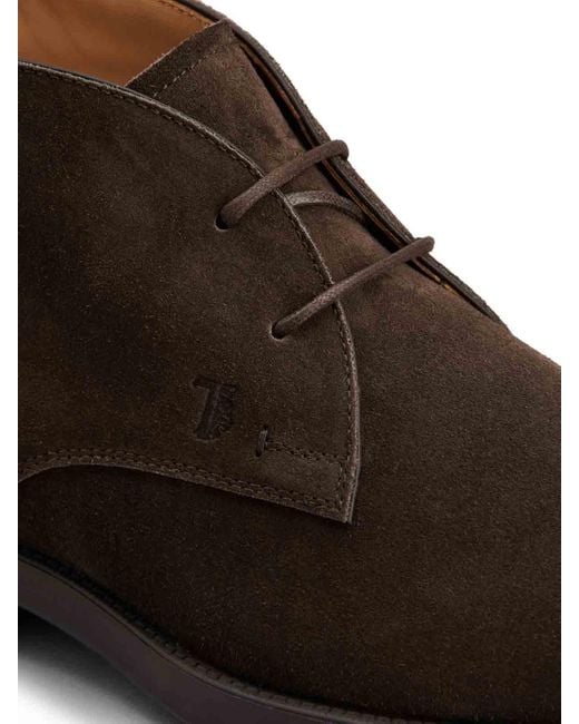 Tod's Brown Lace Up Shoes for men