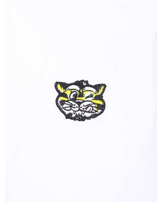 KENZO White Wild Tiger Shirt for men