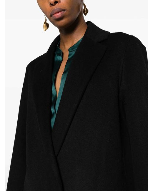 Vince Black Coat 1 Button