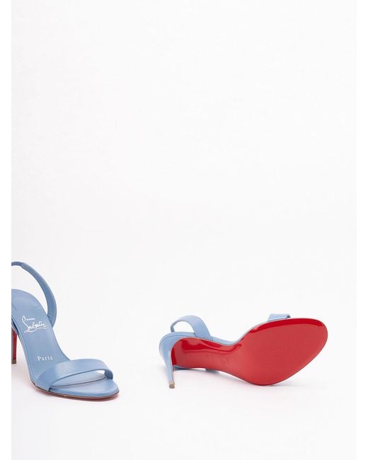 Christian Louboutin Blue 'O Marylin 85' Sandals