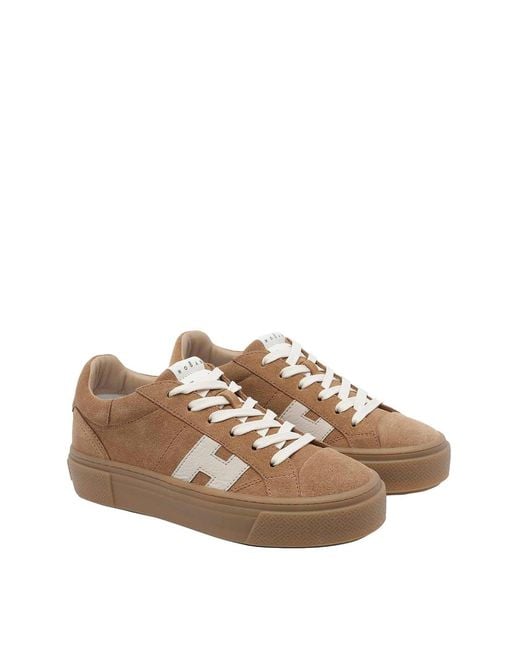 Hogan Brown H705 Sneakers