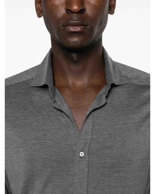 Brunello Cucinelli Gray Shirt for men