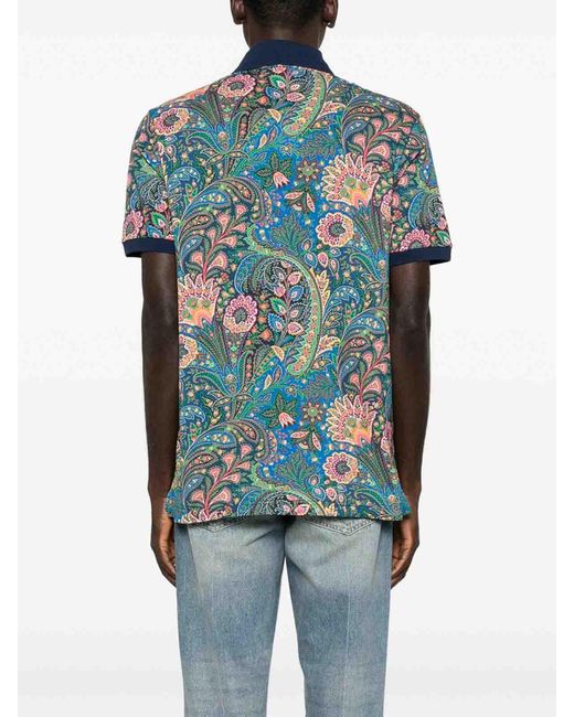 Etro Blue Sweater for men