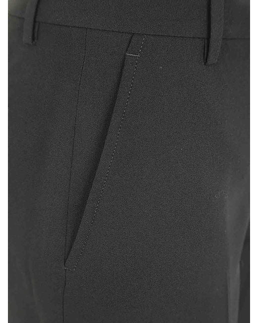 AMI Gray Cigarette Trousers