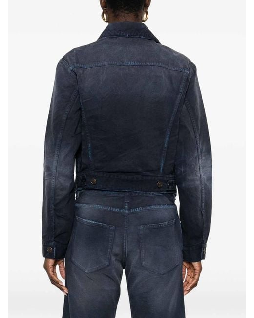 Balenciaga Blue Denim Cotton Jacket