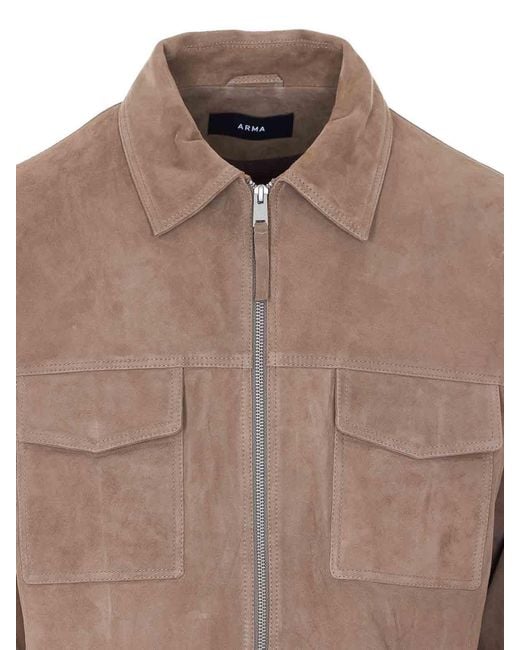 Arma Brown Kale Jacket for men
