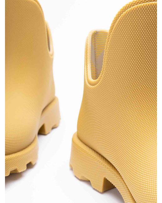 Burberry Yellow Marsh Rain Boots for men