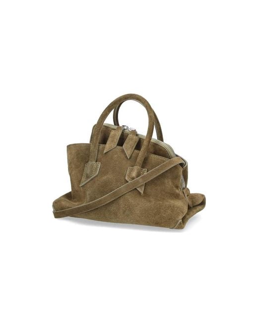 The Attico Metallic Mini Bag The Walk