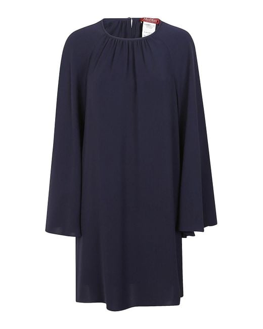 Max Mara Blue Midi Dress