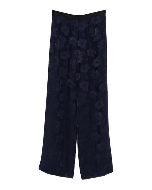 Forte_forte Blue Night Flowers Trousers