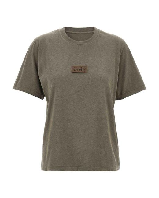 MM6 by Maison Martin Margiela Green Patch T-Shirt