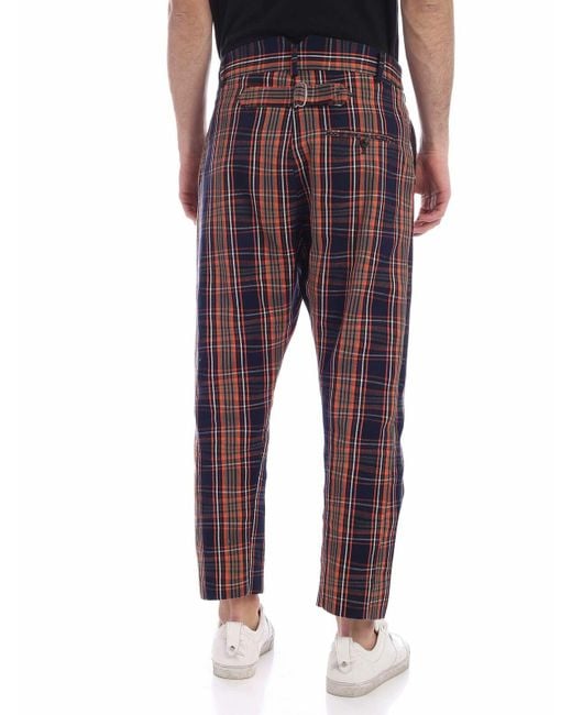 Vivienne Westwood Red Oh No Drunken Pants for men
