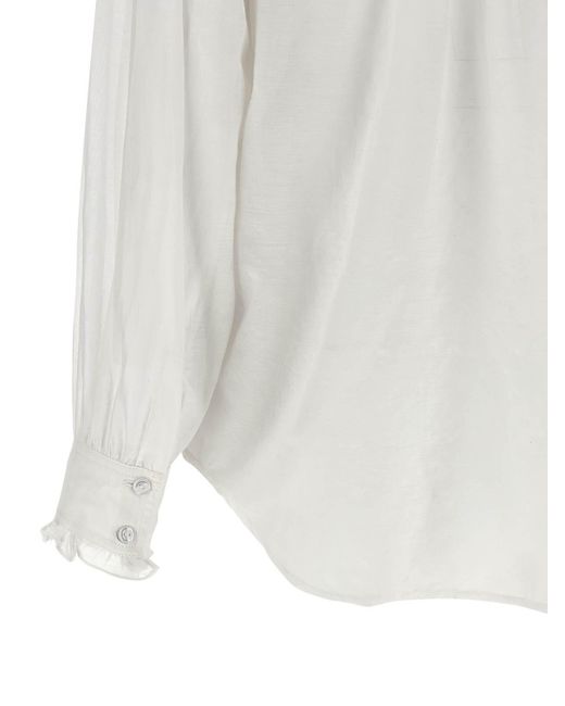 Isabel Marant White Pamias" Top