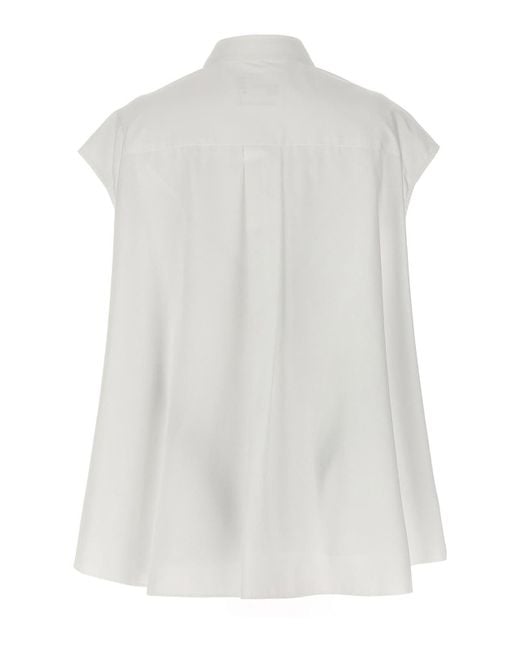 Sacai White Overlay Shirt