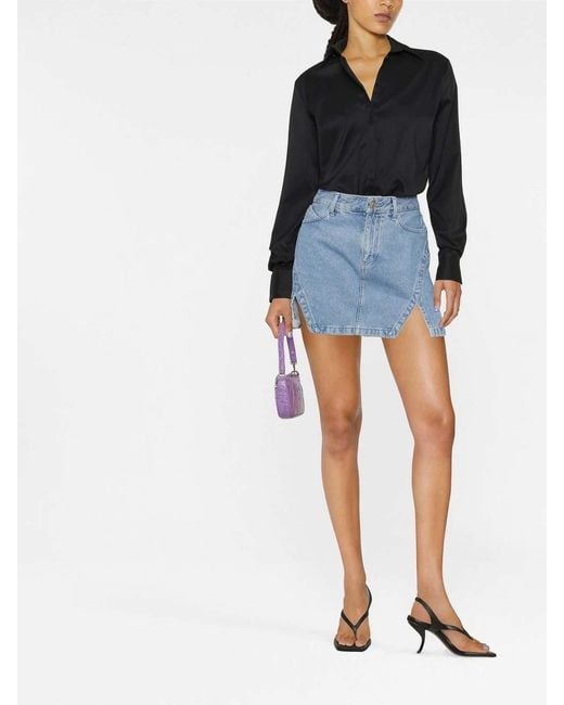 Wolford Black London Shirt-Style Body
