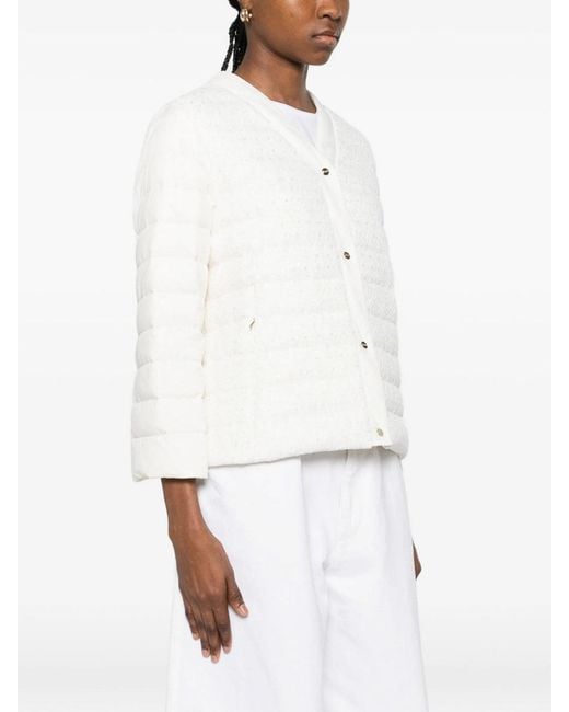 Outerwears Bianco-Donna di Herno in White