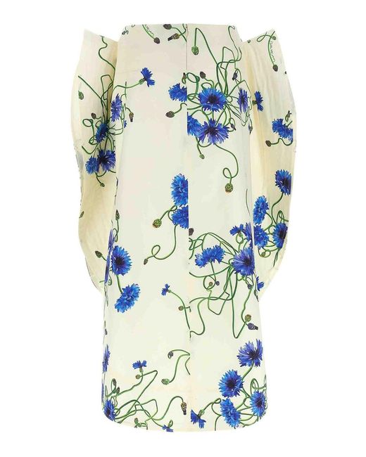 Stella McCartney Blue Ruffled Skirt