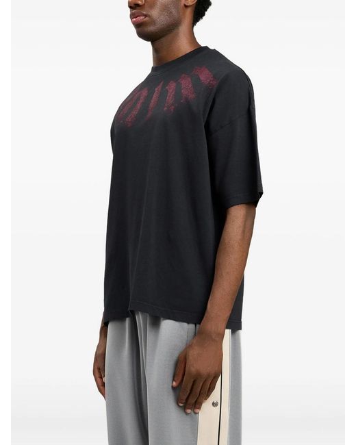 Palm Angels Blue T-Shirt for men